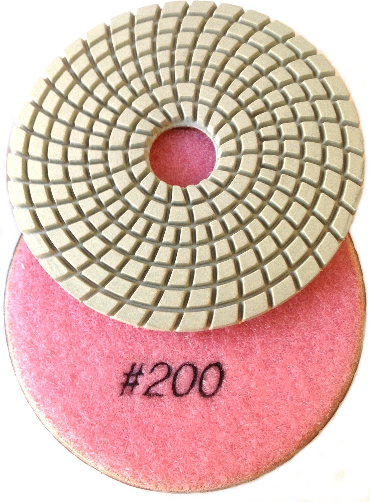 4 inch Diamond Polishing Pads Wet 50-8000 Grit Granite Marble Stone Concrete