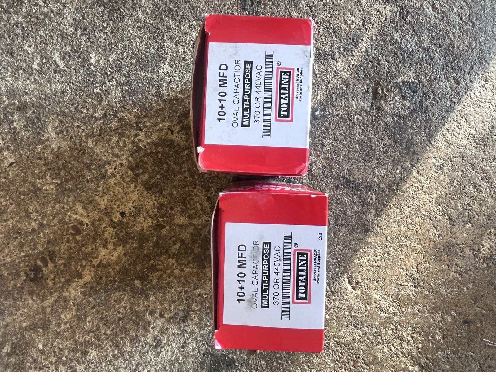 TOTALINE P291-1014 MUTI-PURPOSE CAPACITOR REPLACEMENT RUN 10+10 MFD OVAL