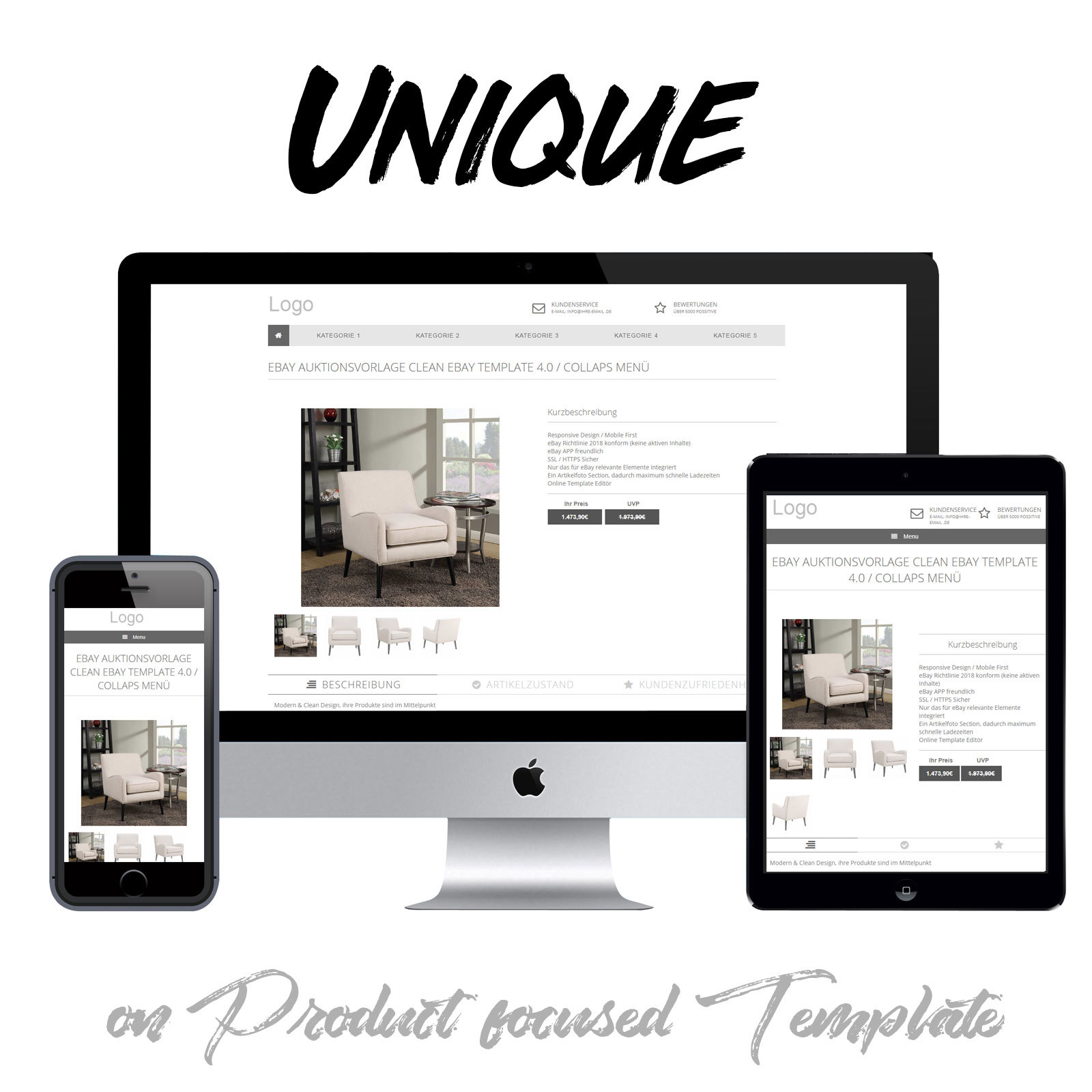 eBay Store Template Design package with Choice of color Dynamic FREE LOGO BANNER