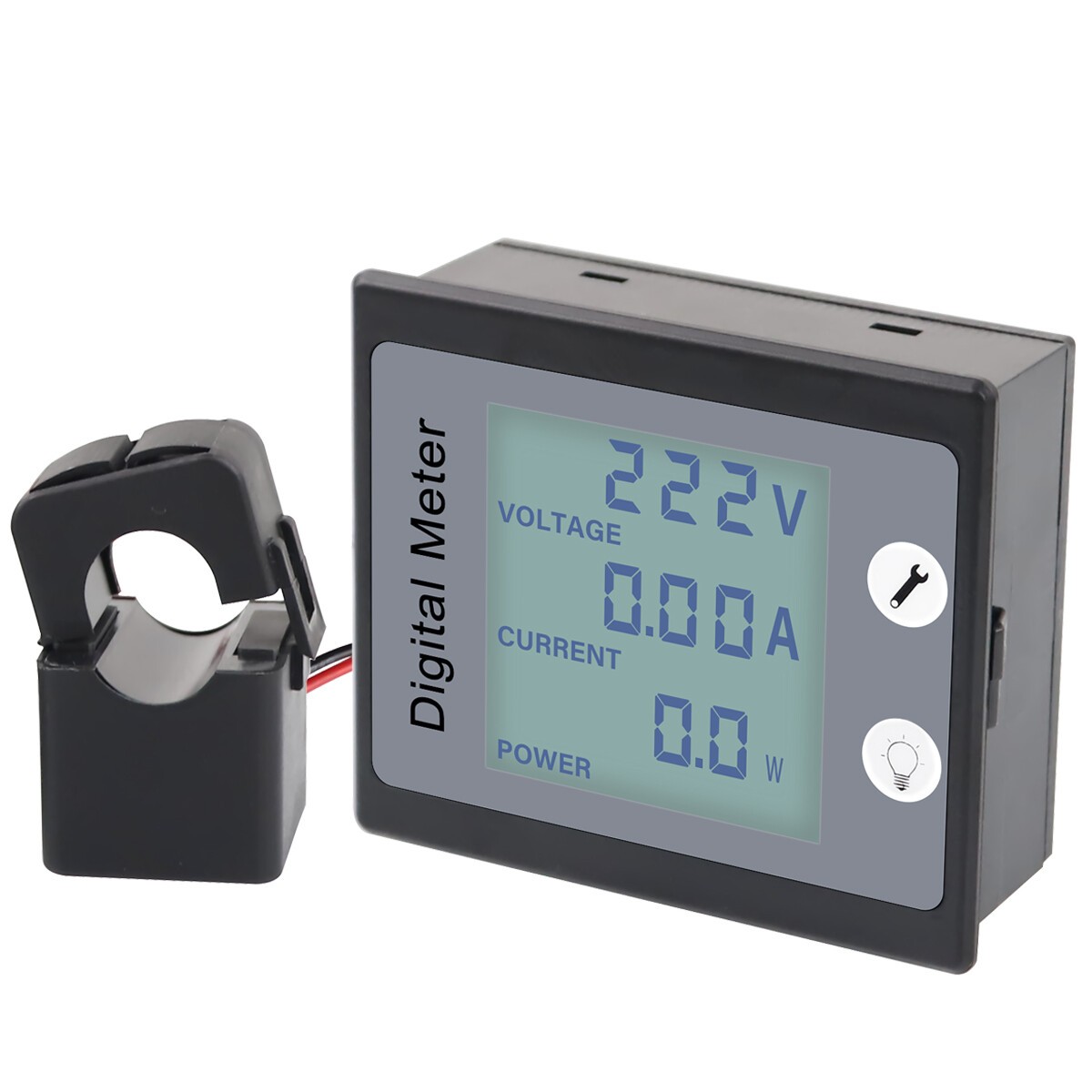 Digital AC 80-260V 100A Voltage Amp Power Energy Meter Monitor Voltmeter Ammeter