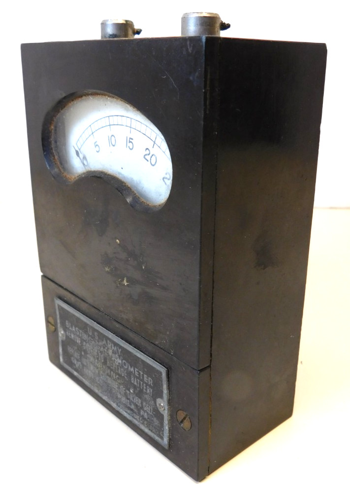 Vintage US ARMY Model E-80 Blasting Galvanometer – Gray Industries – Untested