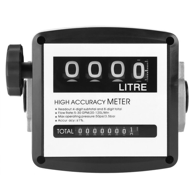 Mechanical Fuel Display 4-Digit Fuel Flow Mechanical7300-
