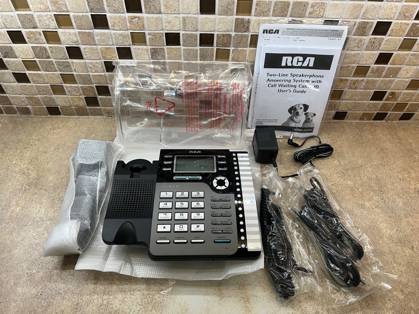 RCA Visys 25205RE1 2-Line Business Speakerphone