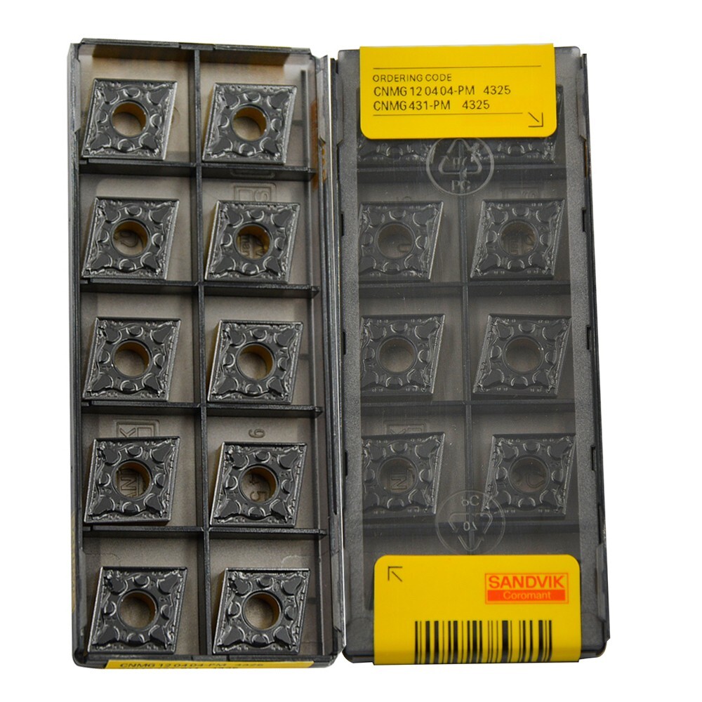 Free shipping CNMG120404-PM 4325 CNMG431 CNC Turning inserts 10PCS (1 BOX)