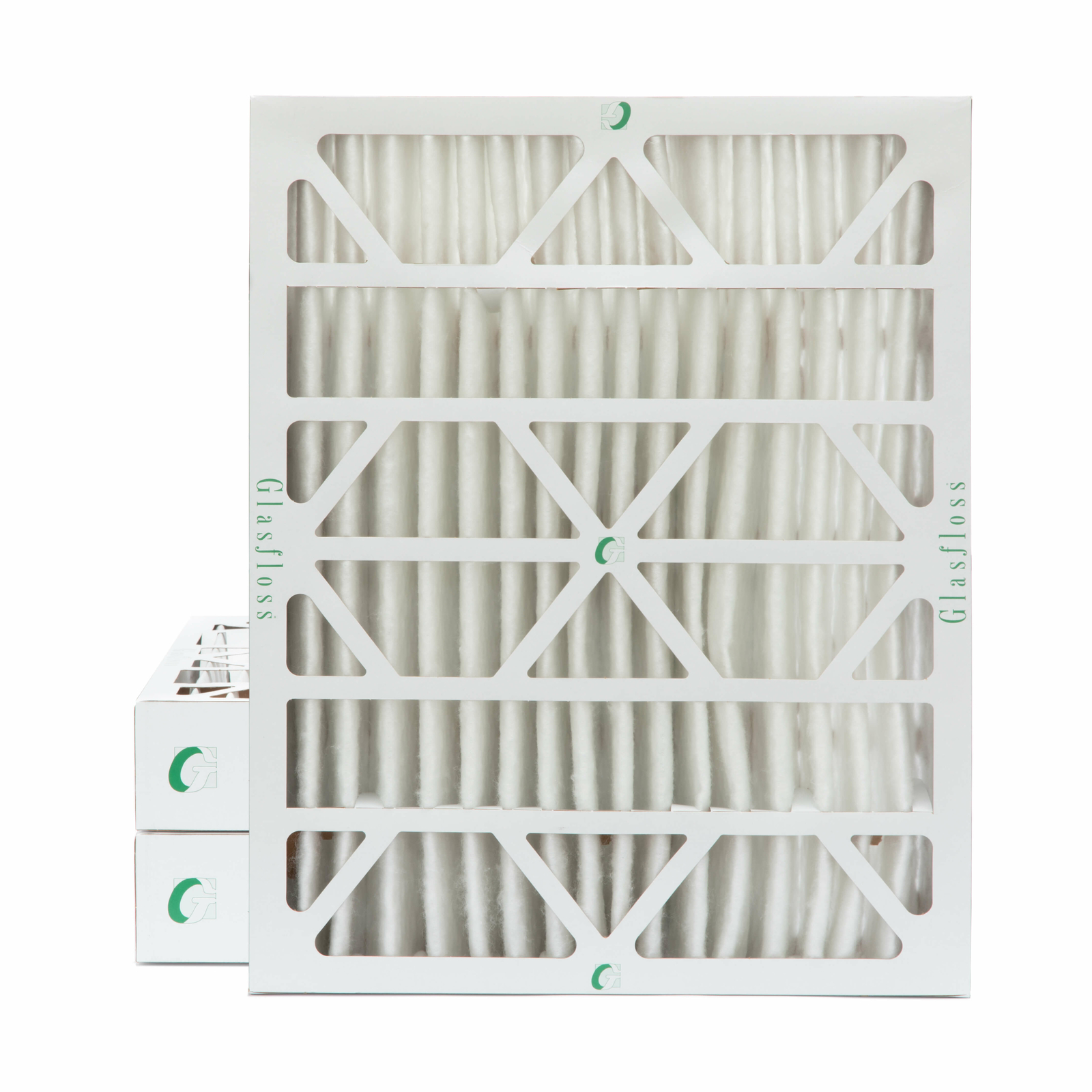 Glasfloss ZL 16x20x4 MERV 10 (FPR 7) Pleated Furnace Air Filters. 3 Pack