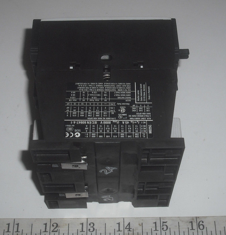 Bridged Eaton DIL M25-01,XTCE025C01, IEC Magnetic Contactor,