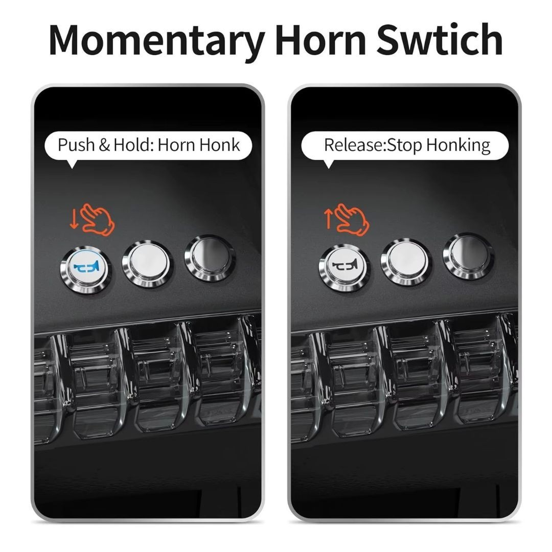 Horn Button Switch 12 Volt Momentary Push Button Switch ,Air Horn Button Switch