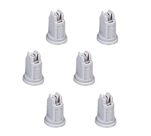 Pack of 6 – TeeJet Air Induction XR Flat Spray Tips Gray 110° 0.6 GPM @ 40 PSI