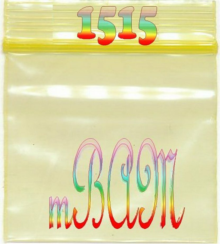 100 1515 2.5 3.0 mil RAINBOW COLOR LOT APPLE MINI ZIP BAGGIES BLUE ORANGE+
