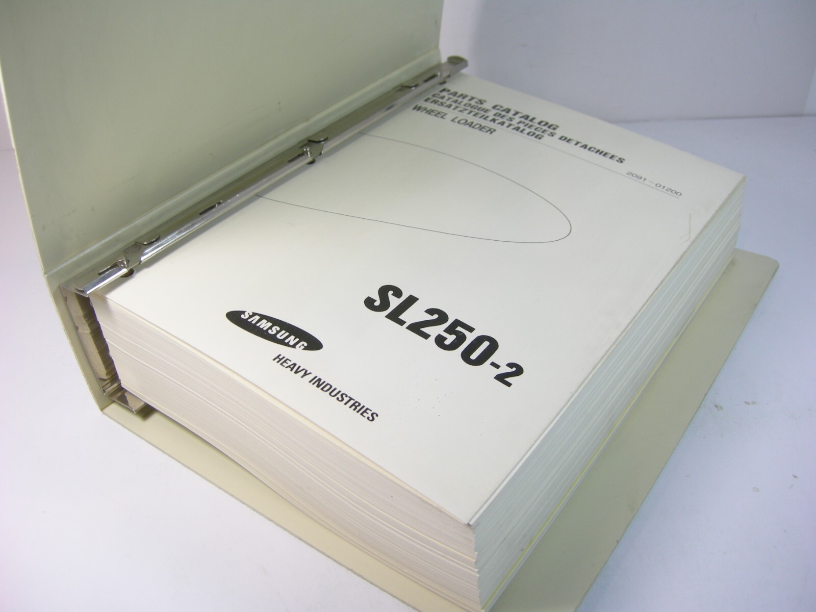 Samsung SL250-2 Wheel Loader Tractor Parts Manual Book Catalog OEM