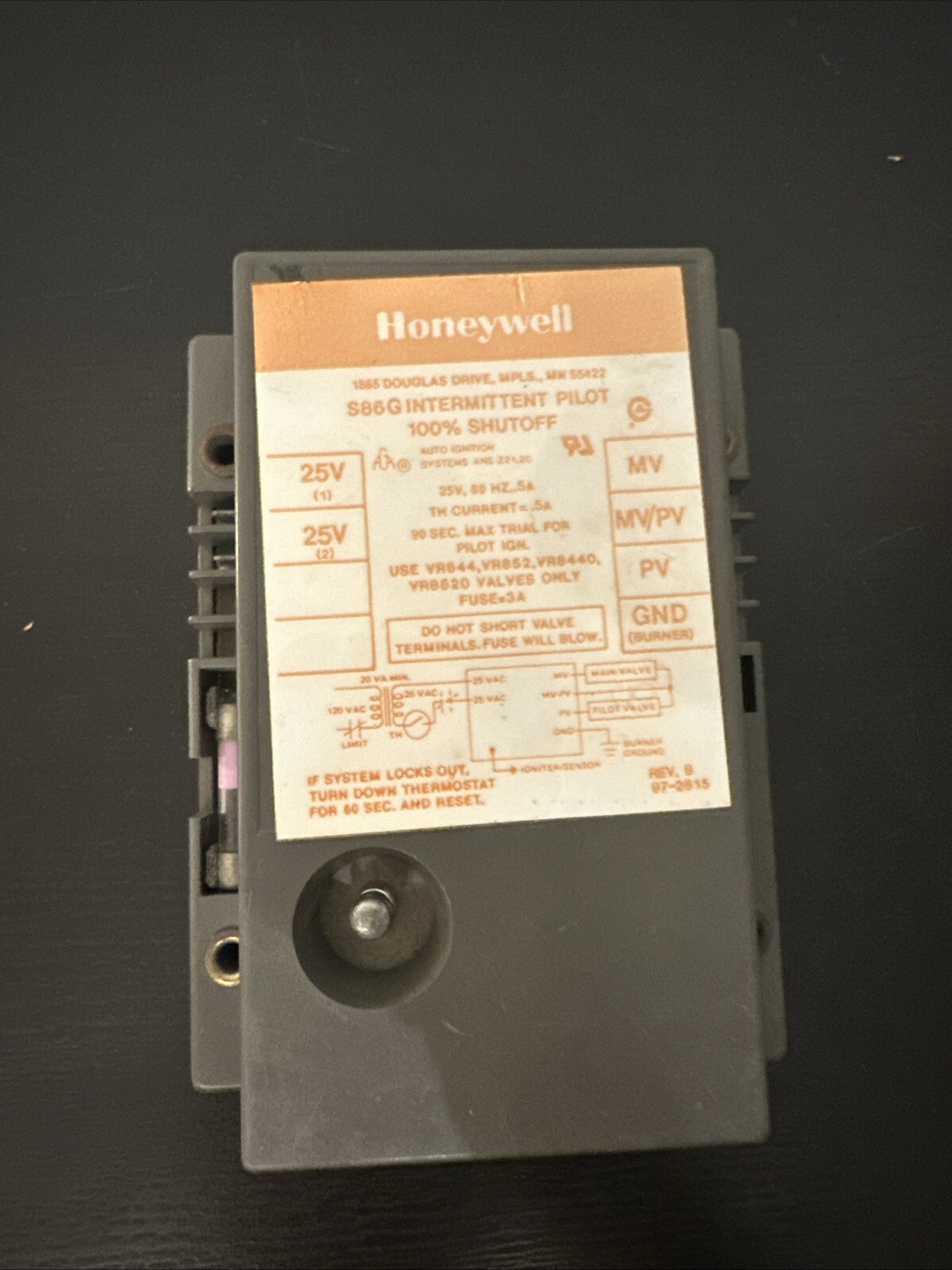 ✅ S86G Gas furnace ignition control spark module Lennox S86G1008 Honeywell