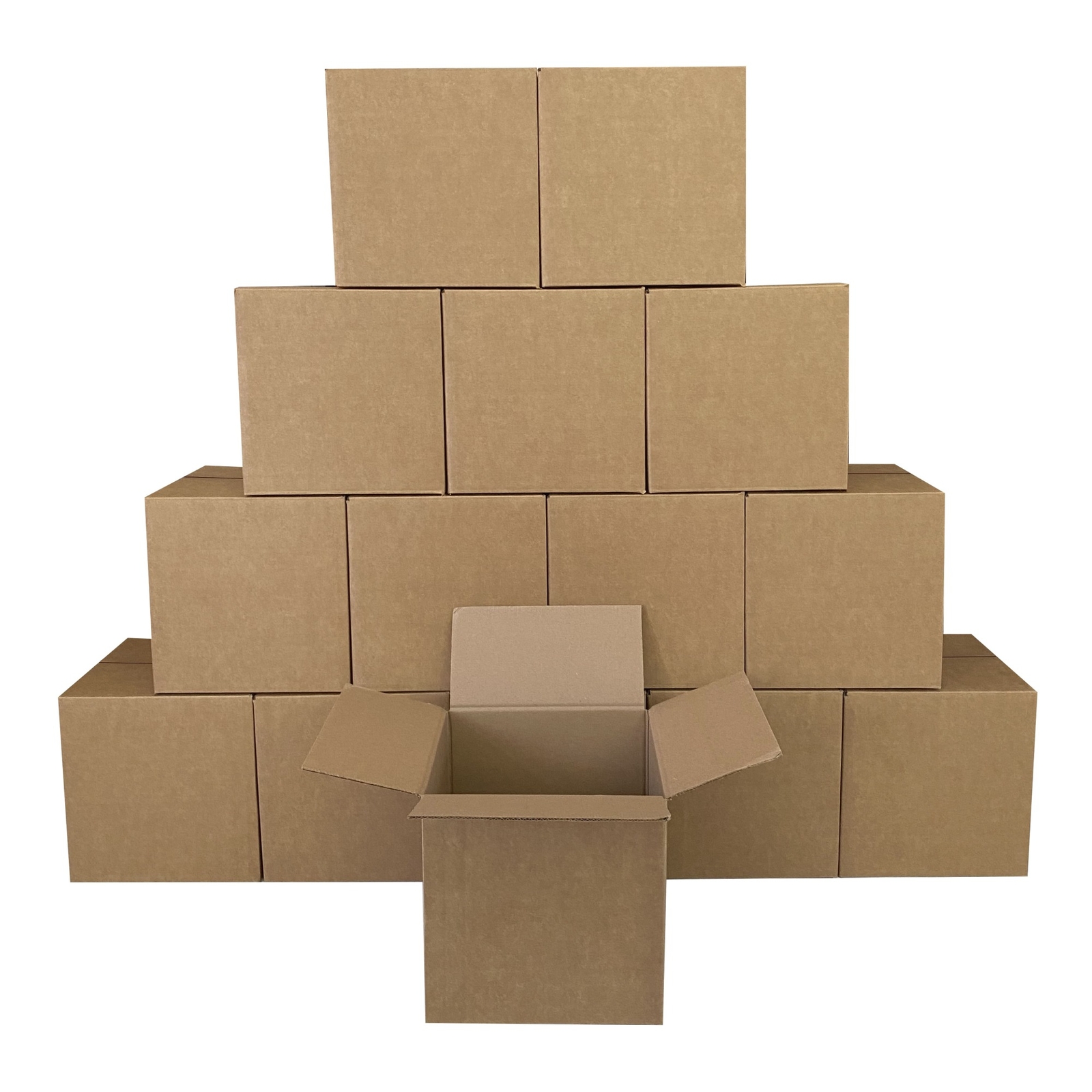 UOFFICE Heavy Duty Corrugated Boxes 18″ x 18″ x 18″ 275lb Pack of 10 Cube Boxes