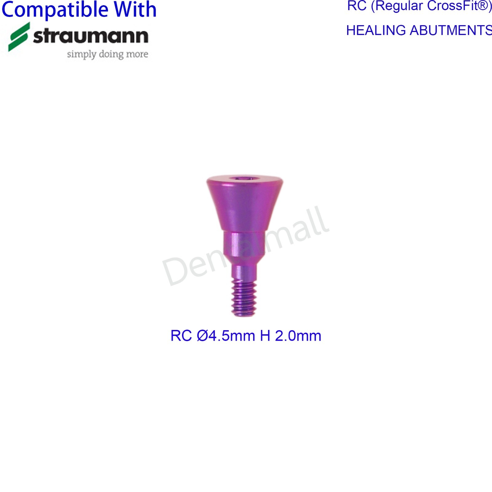 US Dental Healing Abutment Closure Cover Cap Screws Regular Fit ITI Straumann