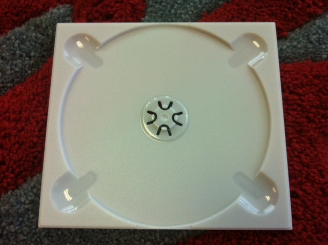 10 TOP QUALITY NEW CD DIGITRAY DIGI-TRAY, GLOSSY WHITE, PSC19 FREE SHIPPING