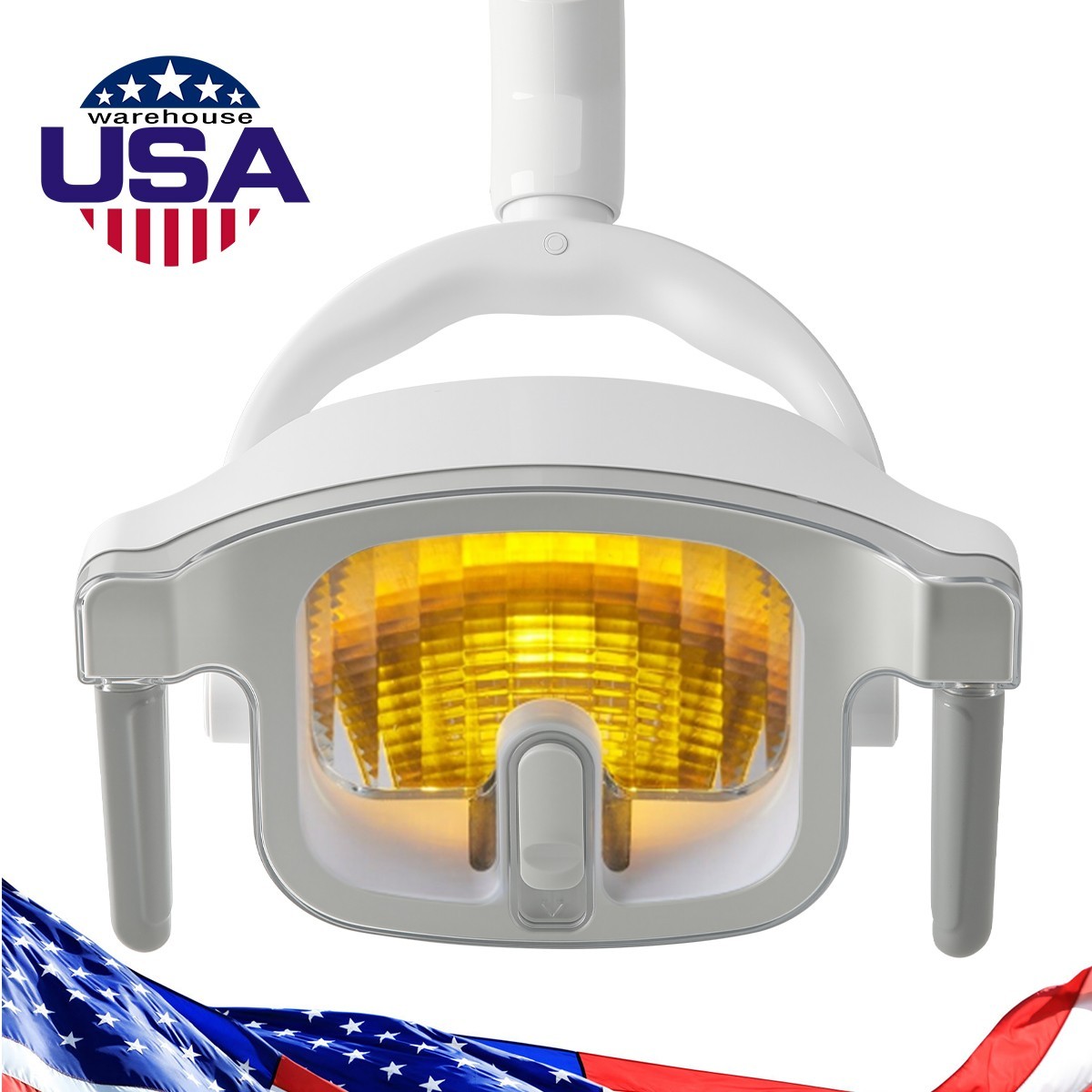 Dental Reflective LED Lamp Oral Light Ra90 For Unit Chair Color Adjustable