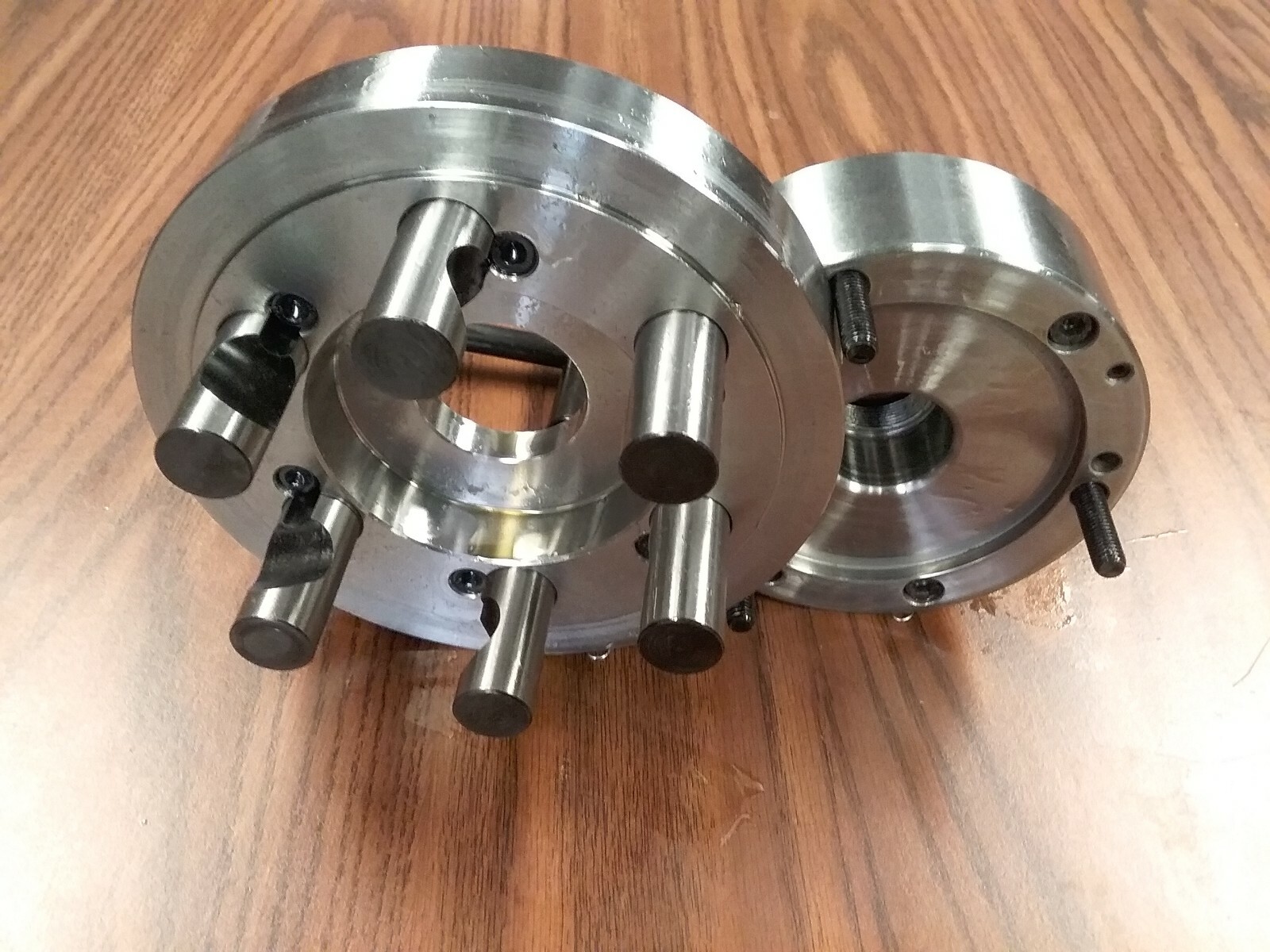 5C Collet Chuck with D1-5, D5 semi-finished adapter, Chuck Dia. 5″ #5C-05F0