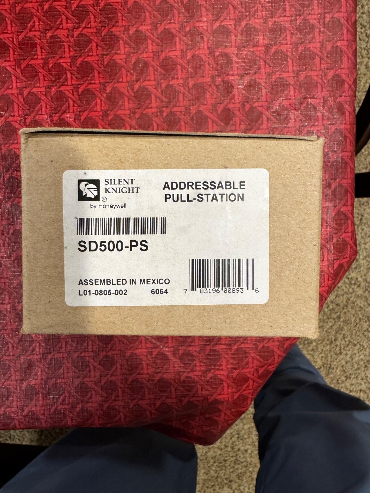 Silent Knight SD500-PS Addressable Pull Station