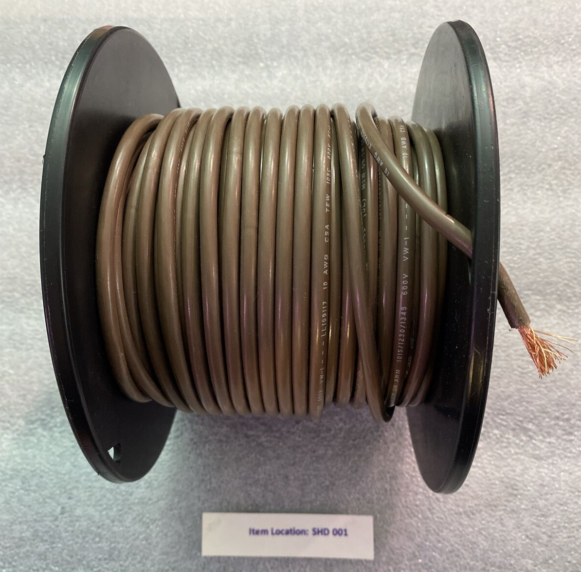 10AWG 600V MACHINE TOOL WIRE HB-886564 BROWN 100FT OIL/MOISTURE RESISTANT