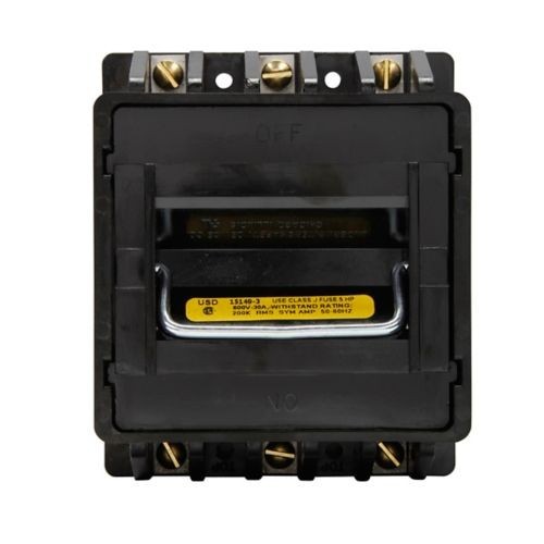 Cooper Bussmann 15149-3 fused pullout switch, 600V, 0-30A, 200 kAIC, Fusible