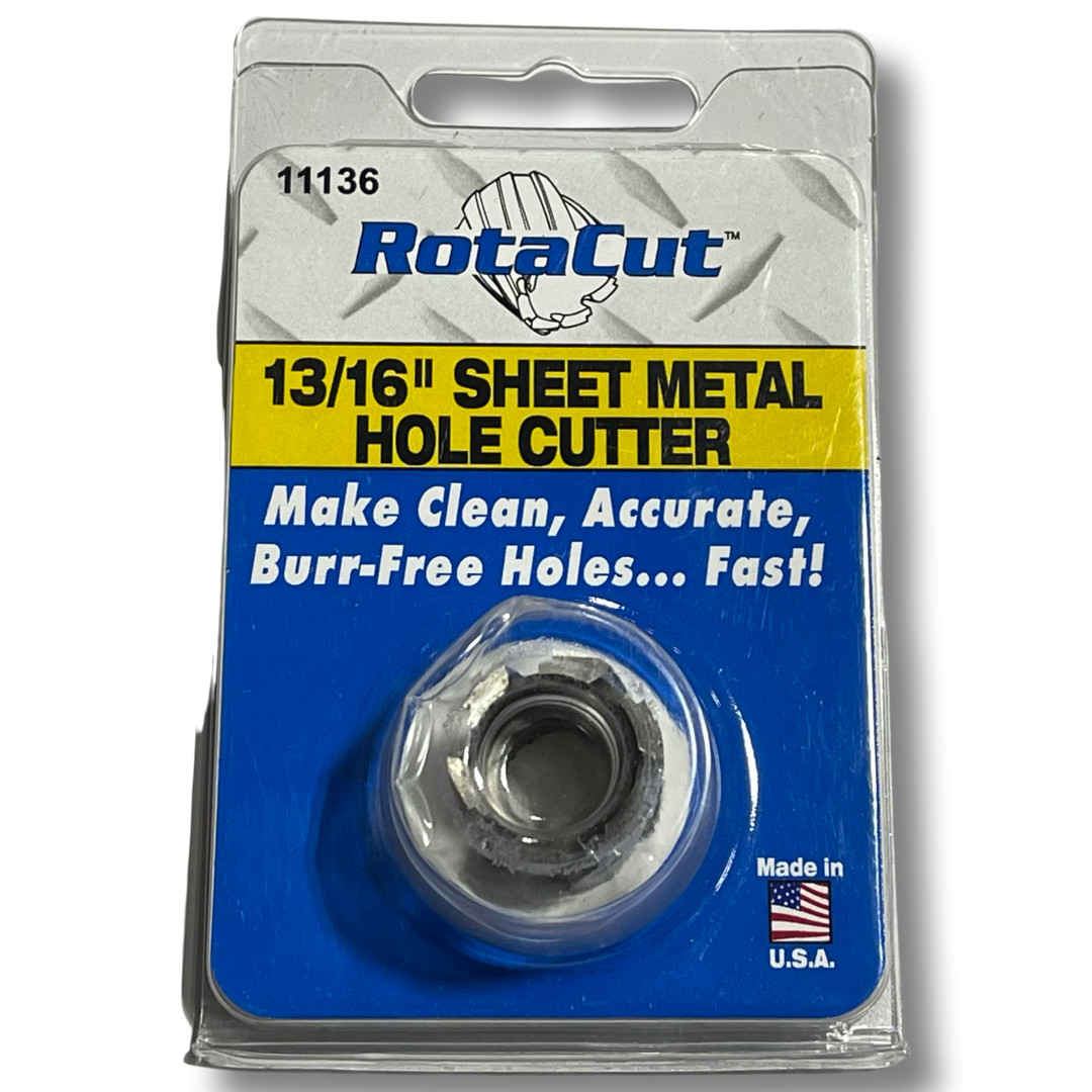 Hougen RotaCut 13/16″ Sheet Metal Hole Cutter 11136 USA Made