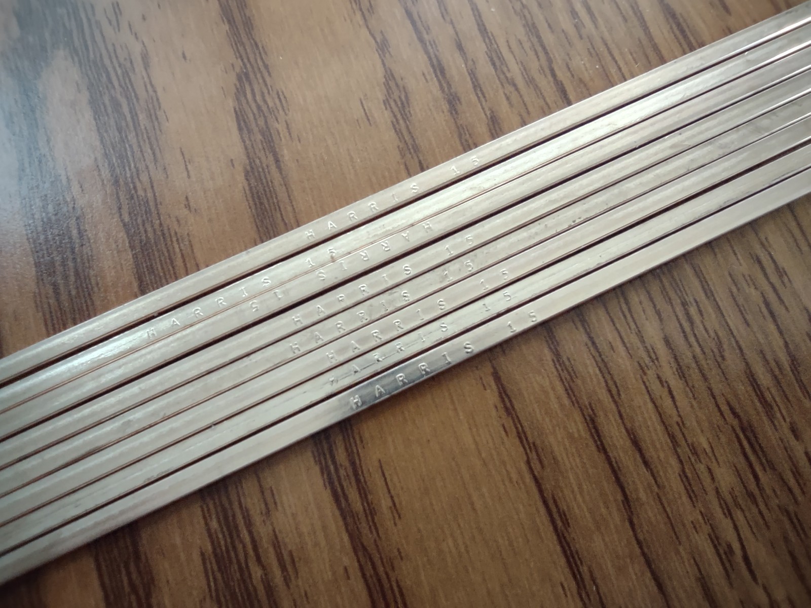 8 Rods of Harris Stay Silv 15 15% Silver Brazing Alloy Rods FREE SHIPPING