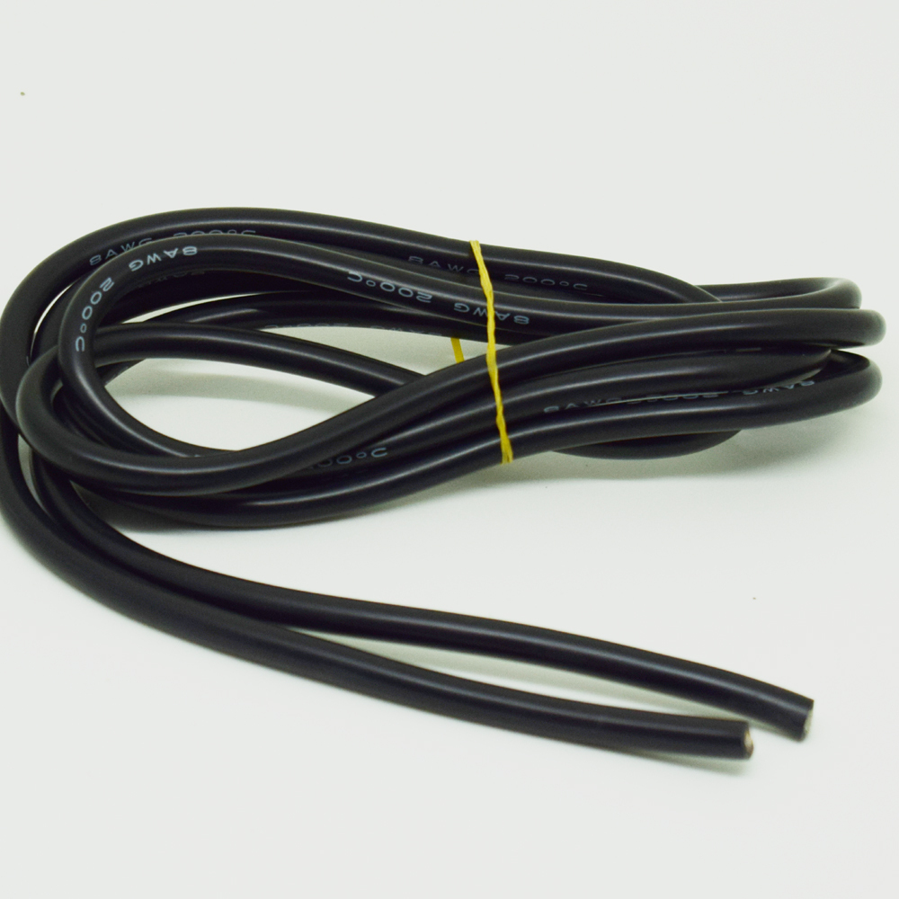 1M/3.3ft 8AWG Flexible Soft Silicone Wire Tin Copper RC Electronic Cable 6 Color