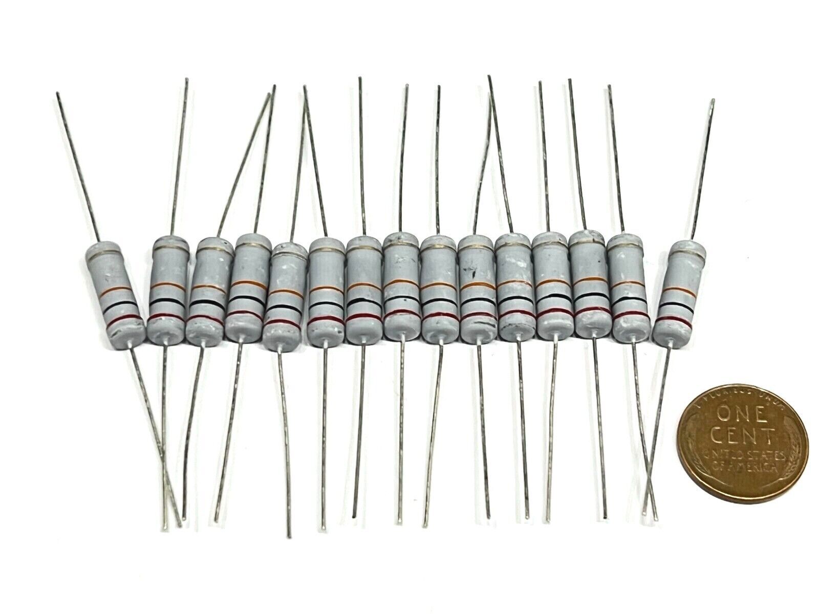 15 Pieces 270k ohm 2Watt 2W 5% Tolerance Metal Oxide Film Resistor G314