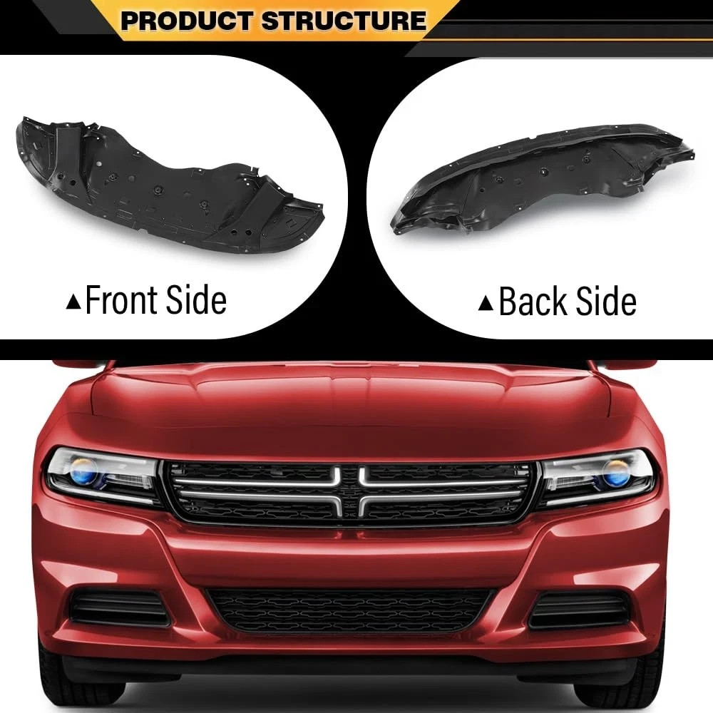 Front Radiator Support Splash Shield Under Cover