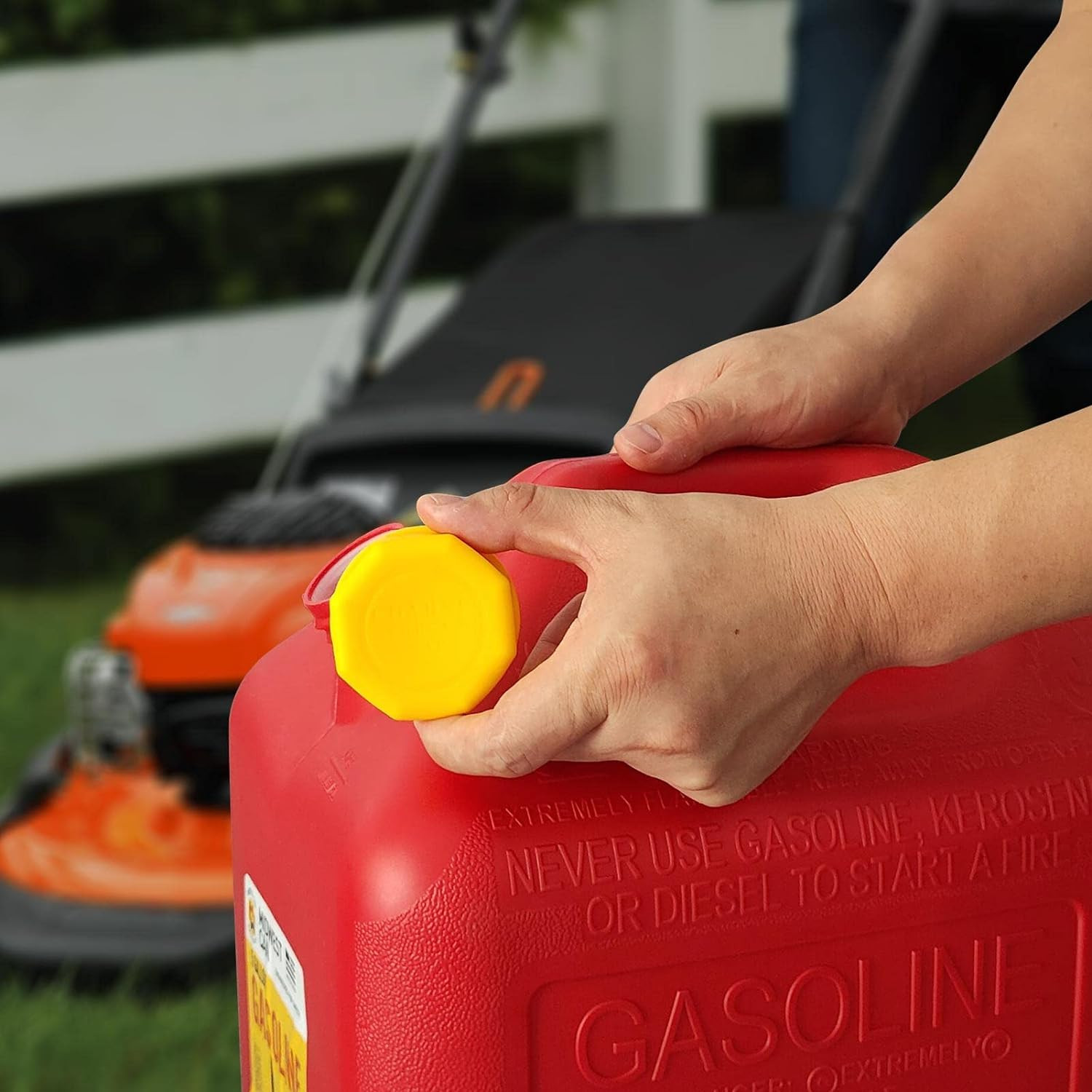 4 Pack Gas Can Cap Replacement High Compatibility, Fits Most 1/2/3/5/10 Gallon G