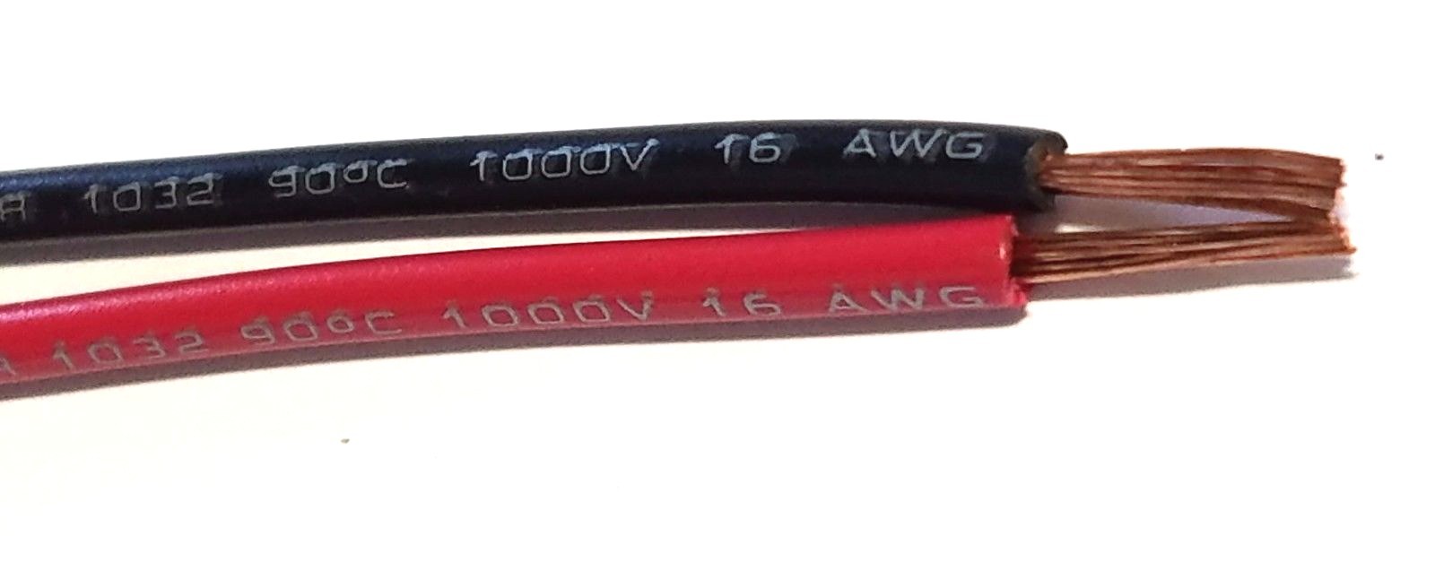 16 GAUGE WIRE RED & BLACK 25 FT EACH PRIMARY AWG STRANDED COPPER POWER REMOTE