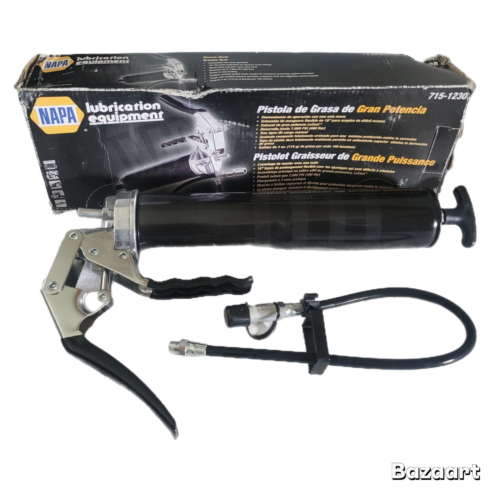 NAPA 715-1230 Grease Gun Pistol Grip Type NEW in Original Box