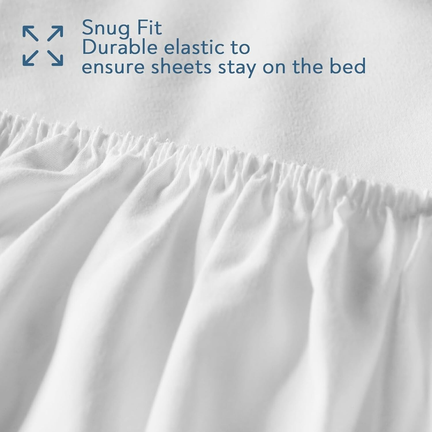 Fitted Hospital Bed Sheets Soft&Durable for Home/Care Beds/Medical Use White