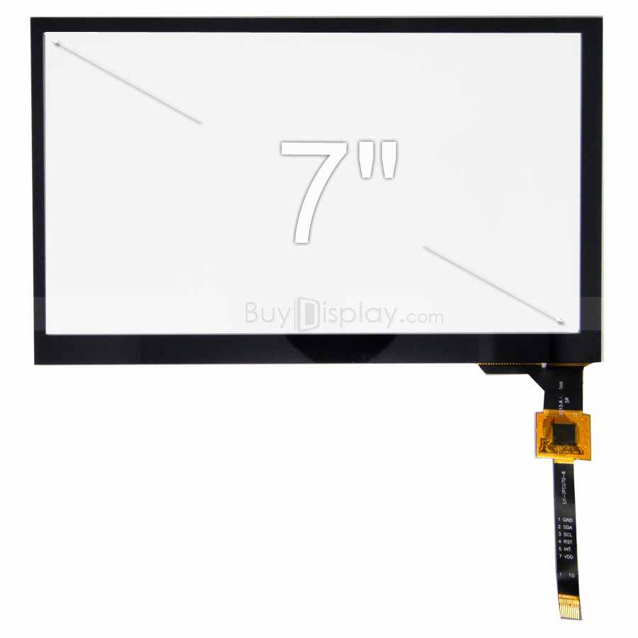 7″ inch Capacitive Touch Panel Screen with FT5316 Controller,Connector,800×480