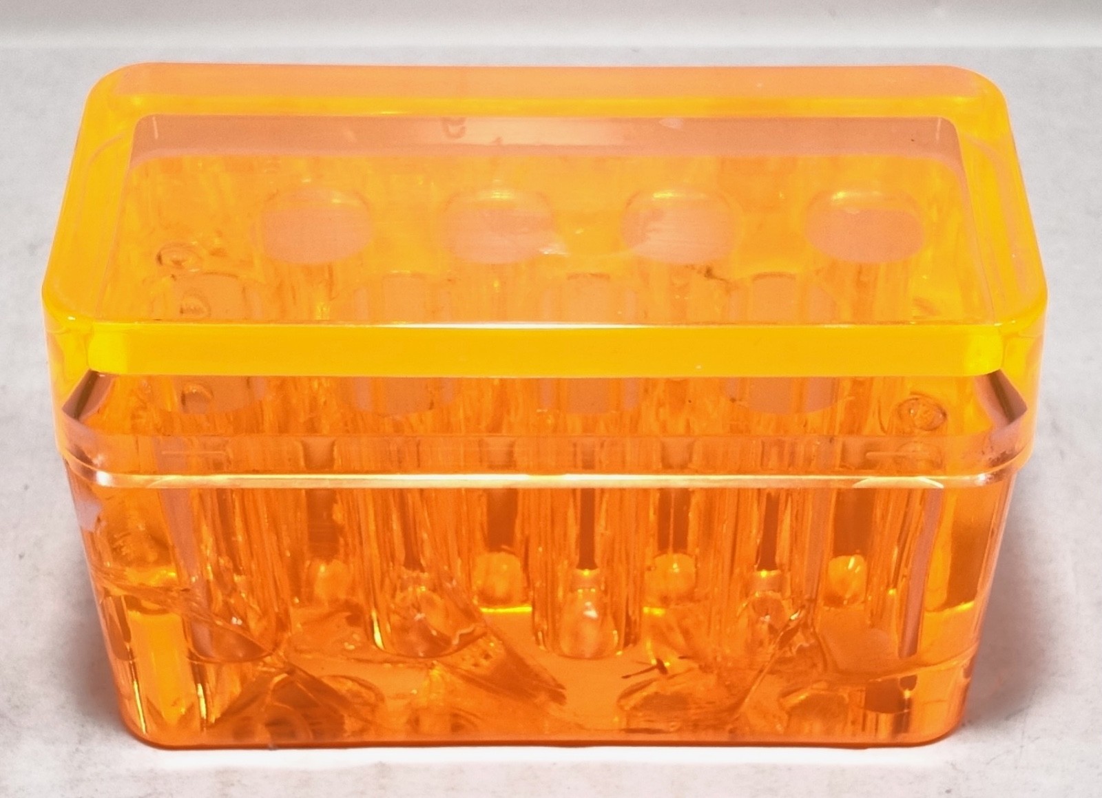 Acrylic Safety Shield for Beta Radiation Holder Rack for 8 Microcentrifuge Tube
