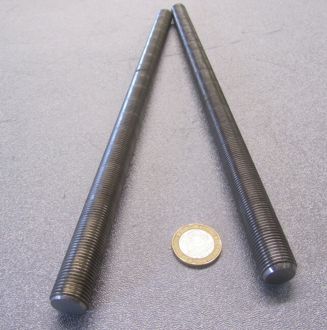 4140 Steel Threaded Rods, Grade B7, RH, 5/8″-18 x 1 Foot Length, Pkg of 2 Unit