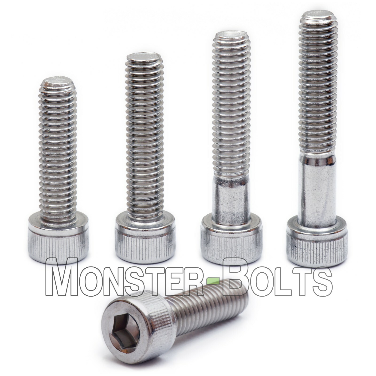 #10-24 Stainless Steel Socket Head Cap Screws, US / Inch SAE Coarse Thread 18-8