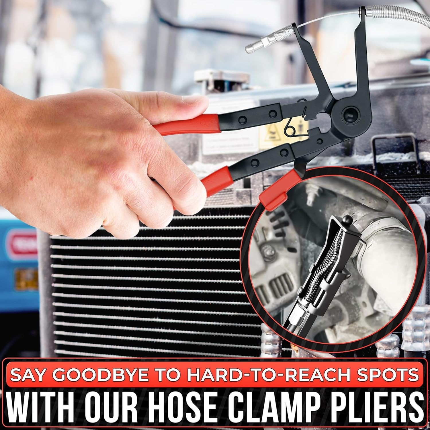 Radiator Hose Clamp Pliers Automotive – Corrosion-Resistant Hose Clamp Tool with