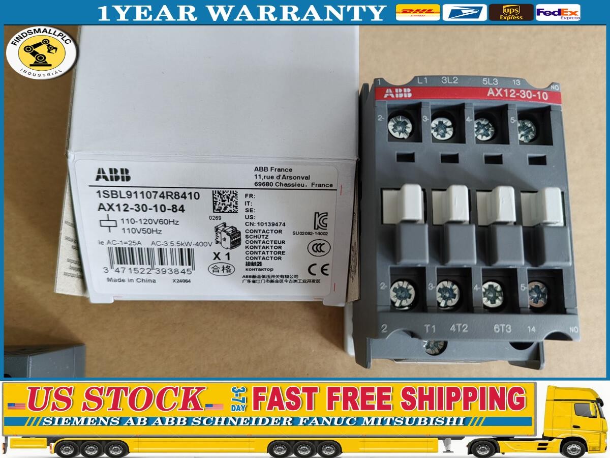 1PC AX12-30-10-84 AC 110V 50/60Hz AX12-30-10 Contactor