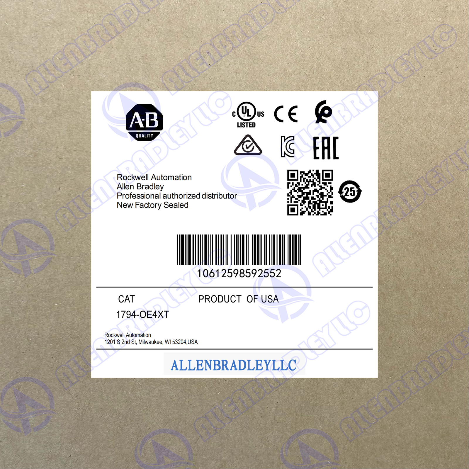 1794-OE4XT AB PLC Module Expedited Shipping 1794OE4XT GQP0