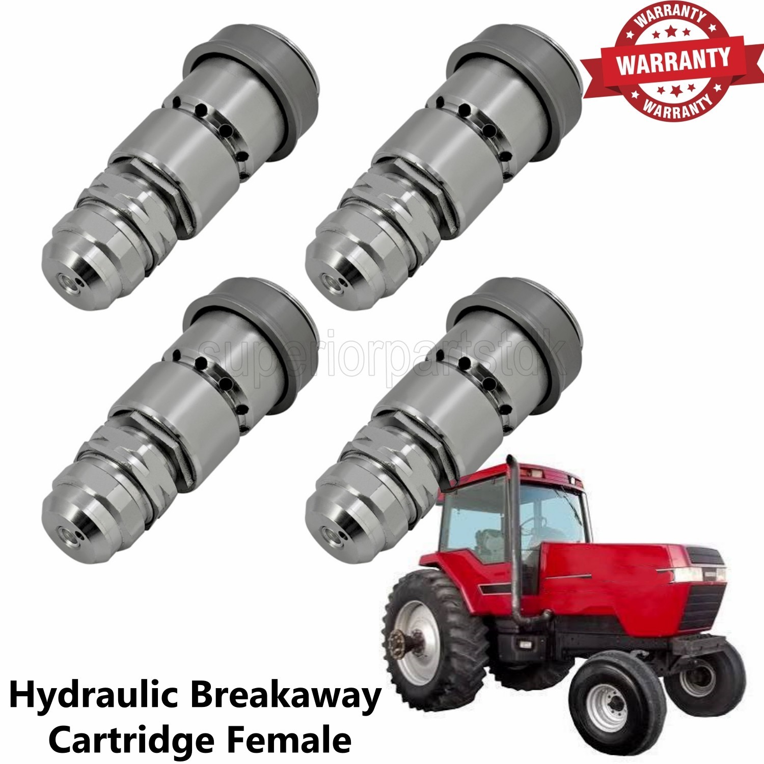 4PCS 84262367 Hydraulic Breakaway Cartridge Female for Case IH 7110 7120 7130