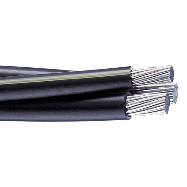Brenau 1/0-1/0-2 Triplex Aluminum URD Direct Burial Cable 600V (160 Amps)