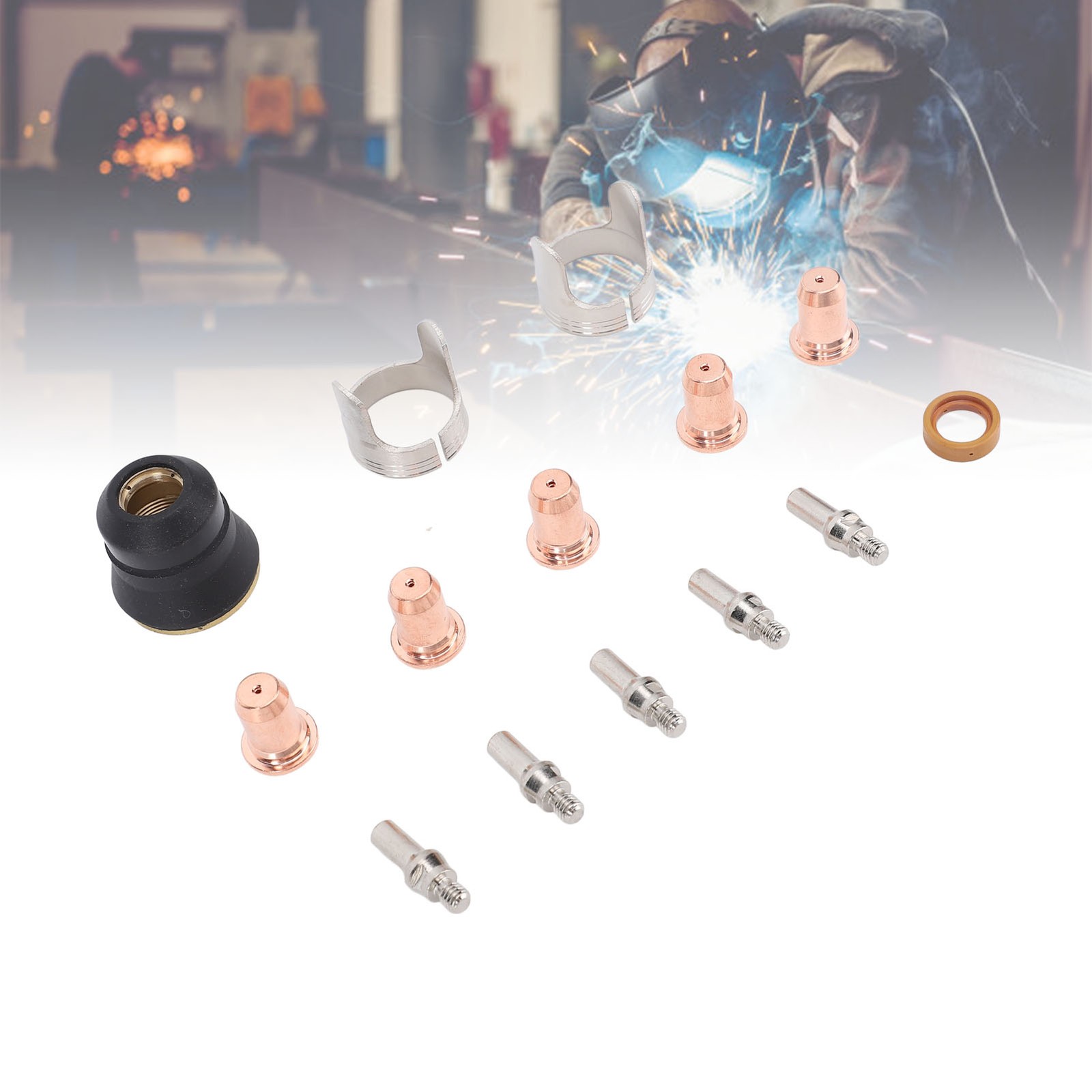 50Pcs Tip Electrode Kit For CUT-55DS Pro CUT-65DS Cutting Consumables Set