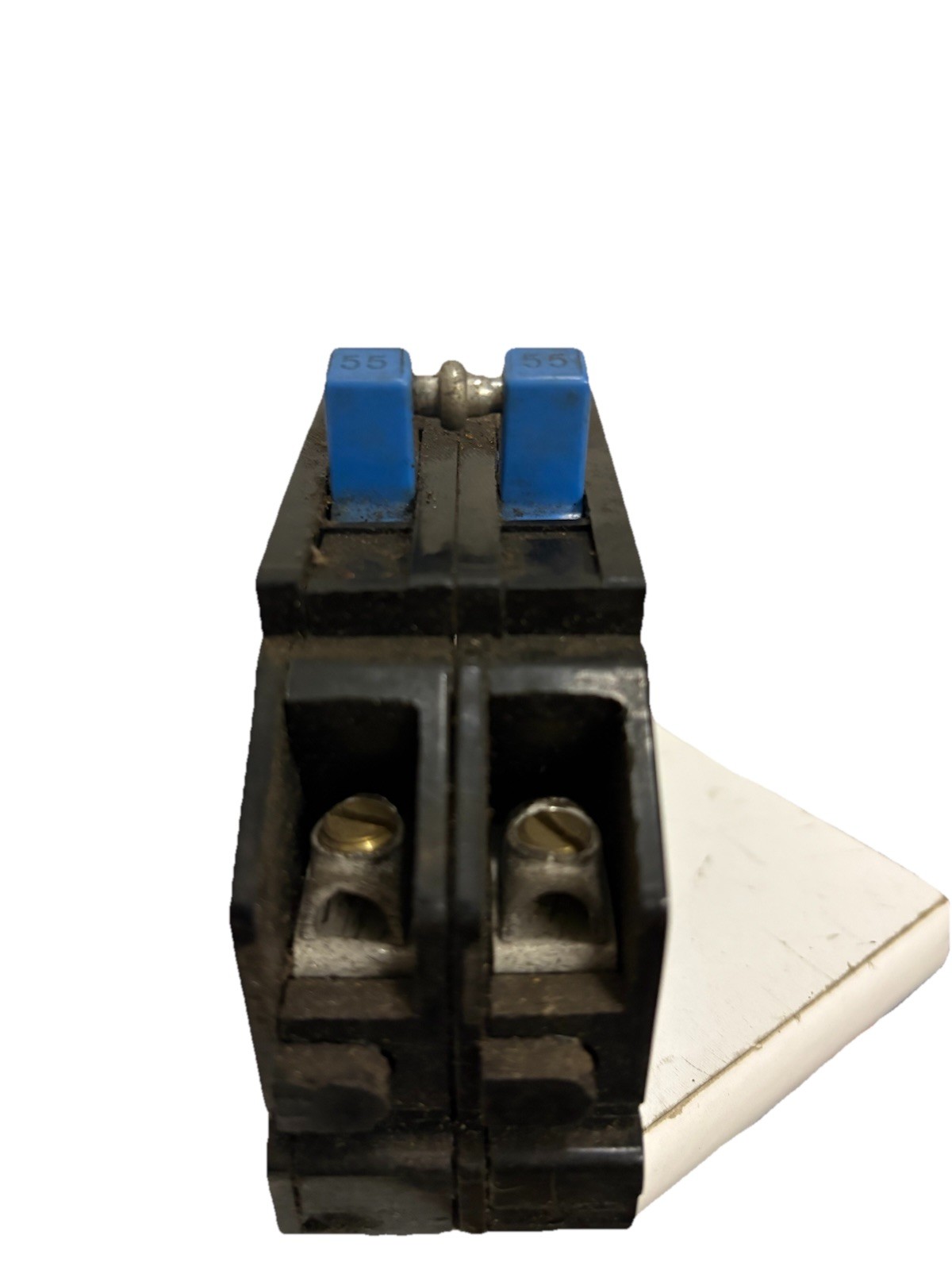Zinsco T55 T-C55 55 Amp Tandem 2 Pole Blue Handle Circuit Breaker
