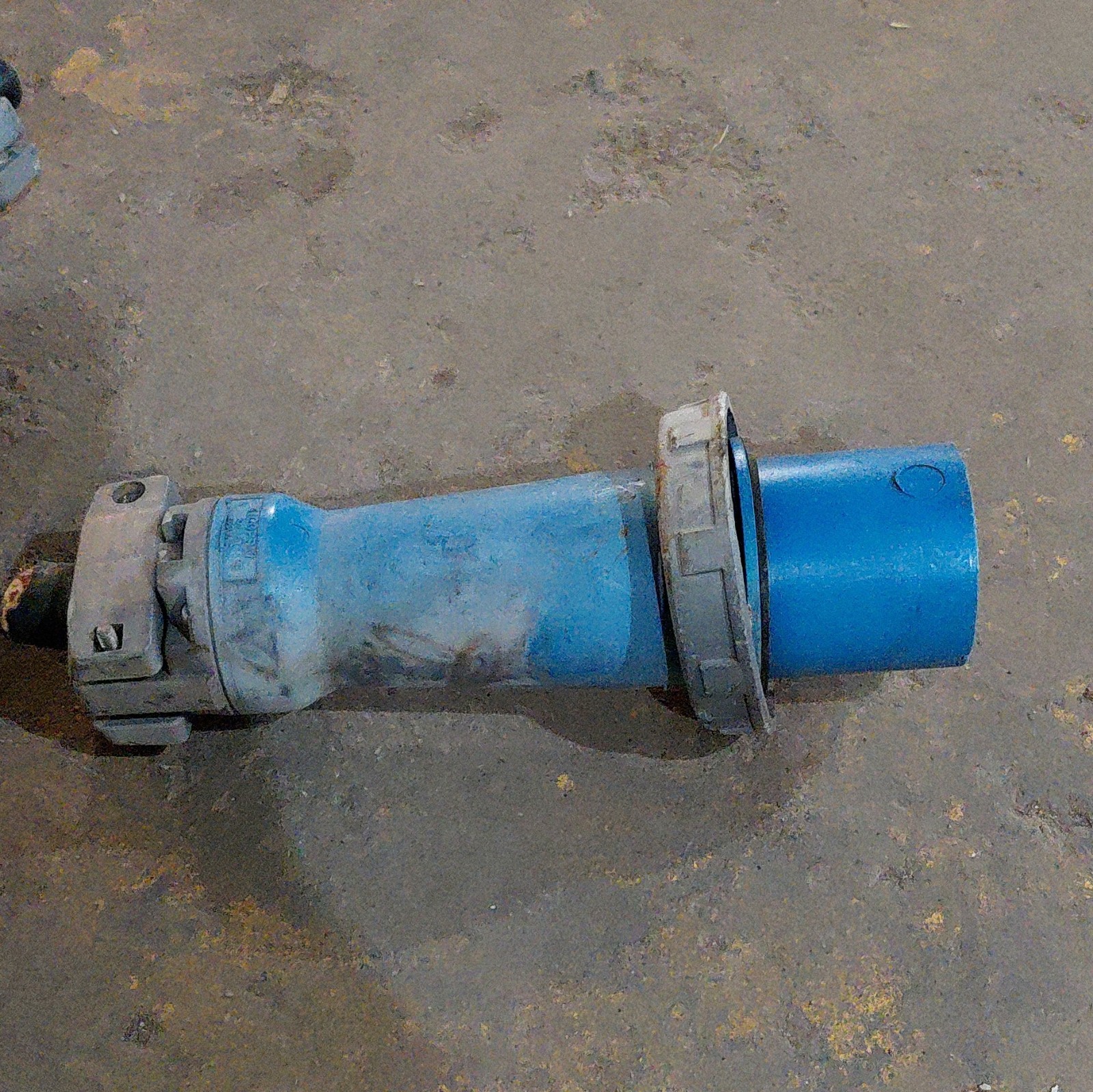 IEC 60309 Industrial Electrical Plug 4100P9W 100A 250VAC Blue/Gray