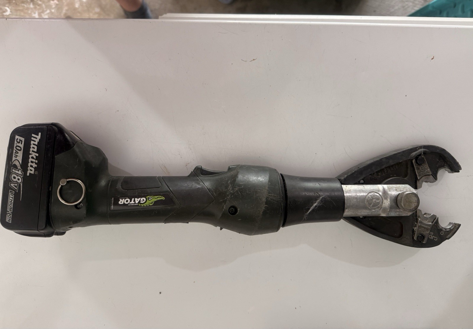 Greenlee Gator battery crimp tool.