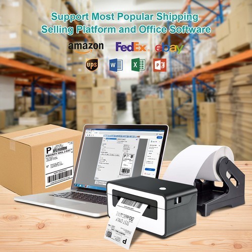 Thermal Shipping Label Printer 4″X6″ Address Label Maker for Shipping Lot +Label