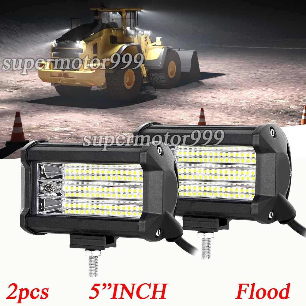 60W Flood Light 5″ LED Work Light For most of vehicle styles Truck Boat Tractor