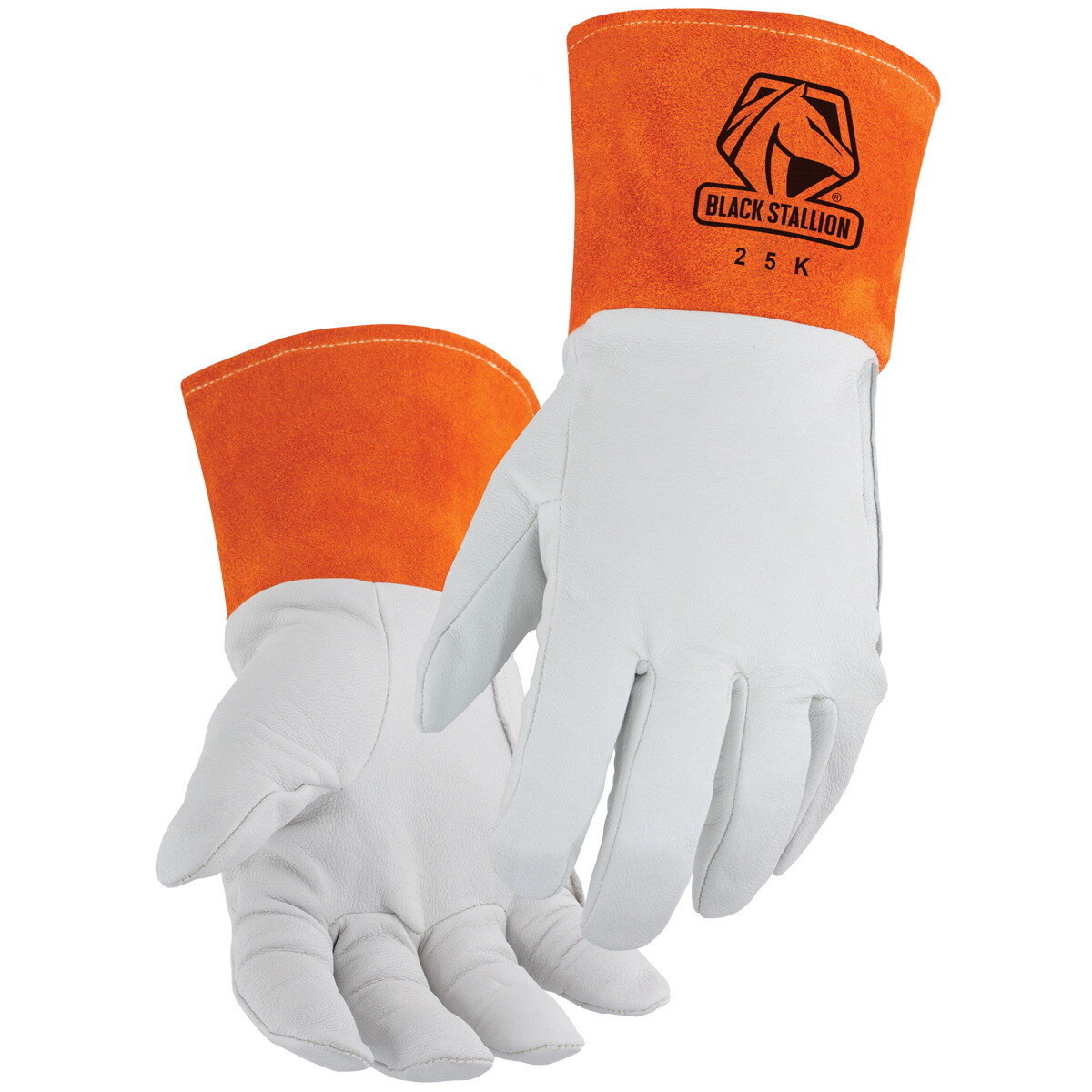 Black Stallion Premium Kidskin TIG Welding Gloves with DragPatch (Large) (25K)