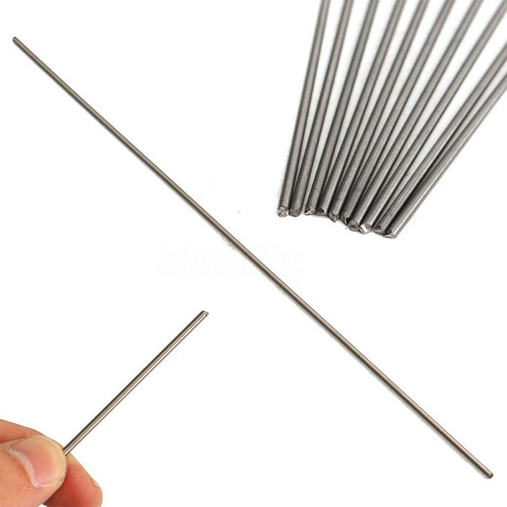 20Pcs 0.08″x10″ Titanium Ti Grade 5 Metal Alloy Shaft Bar Round Rod Wire Stick
