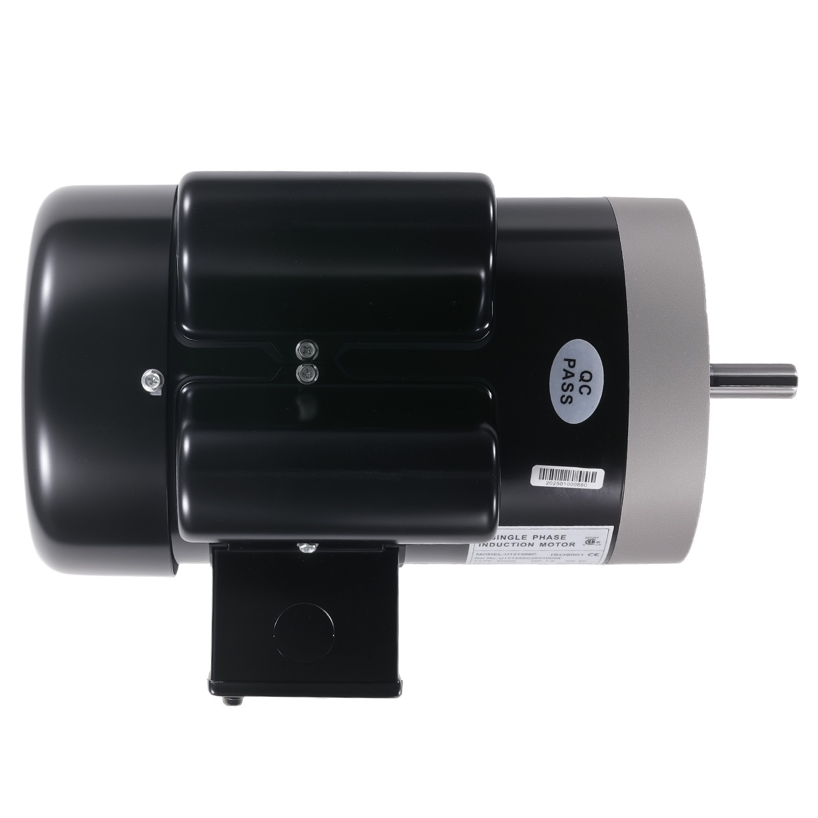 1.5HP Electric Motor 3450 RPM, AC 115V/230V, 56 Frame, Air Compressor Motor
